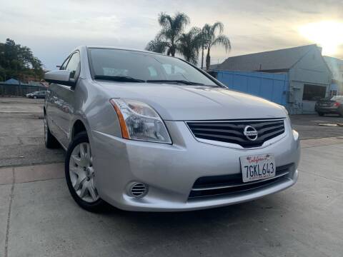 2012 Nissan Sentra for sale at ARNO Cars Inc in North Hills CA
