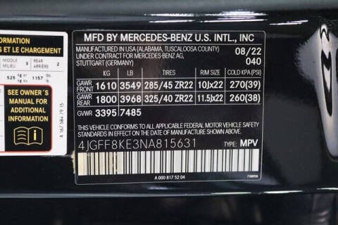 2022 Mercedes-Benz GLS AMG GLS 63