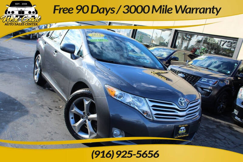 2011 Toyota Venza for sale at West Coast Auto Sales Center in Sacramento CA