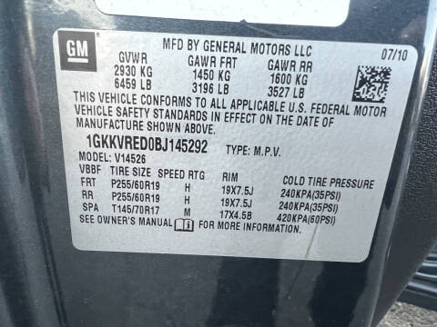 2011 GMC Acadia SLT-1