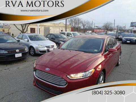 2013 Ford Fusion for sale at RVA MOTORS in Richmond VA