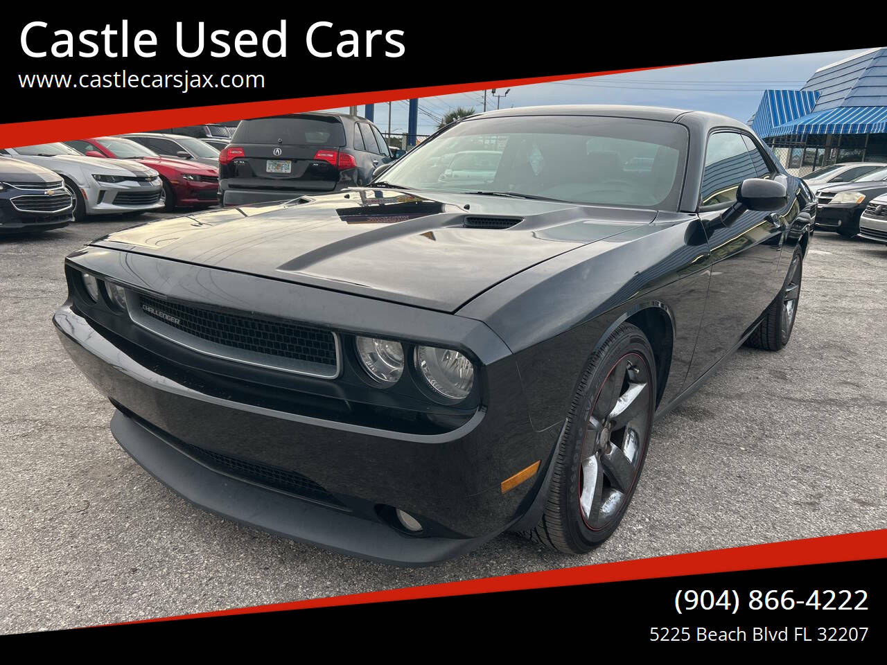Black 2014 Dodge Challenger SXT Plus SXT Plus 2dr Coupe 1
