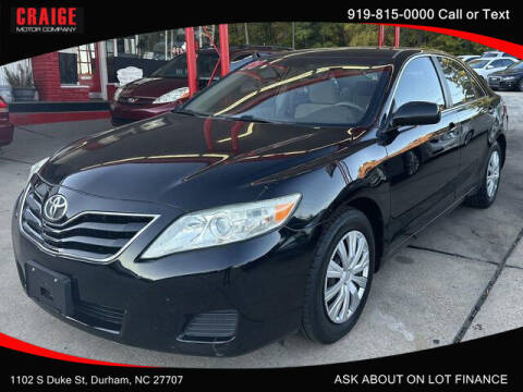 2011 Toyota Camry for sale at CRAIGE MOTOR CO in Durham NC