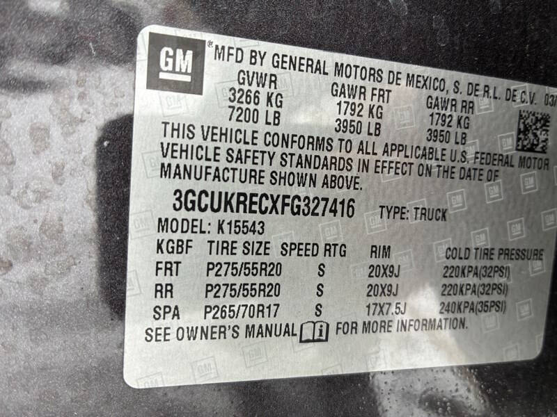 2015 Chevrolet Silverado 1500