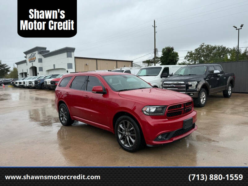 2018 Dodge Durango for sale at Shawn's Motor Credit in Houston TX