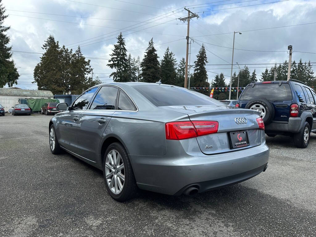 2013 Audi A6 for sale at Cascade Motors in Olympia, WA