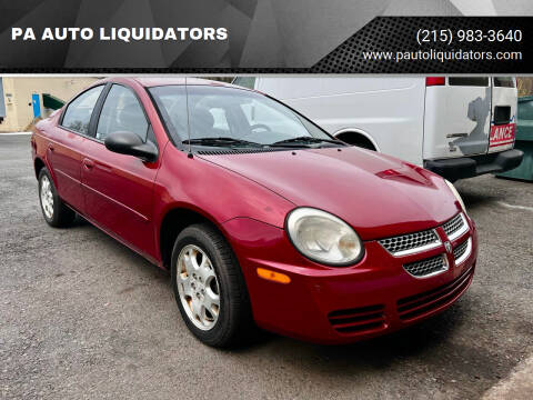 2004 Dodge Neon for sale at PA AUTO LIQUIDATORS in Huntingdon Valley PA