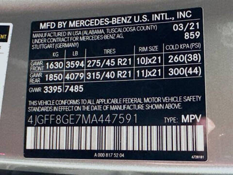 2021 Mercedes-Benz GLS GLS 580