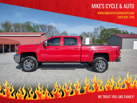 2015 Chevrolet Silverado 2500HD for sale at MIKE'S CYCLE & AUTO in Connersville IN
