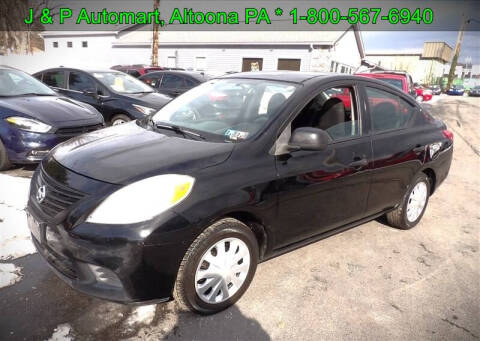 2014 Nissan Versa for sale at J & P Auto Mart in Altoona PA