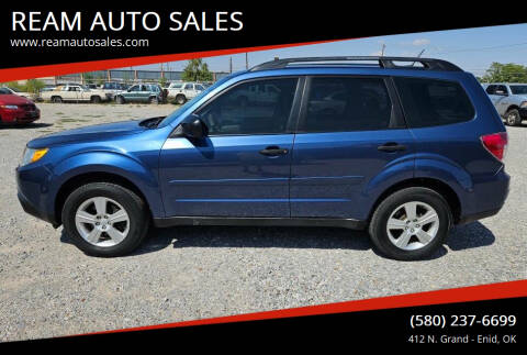 2013 Subaru Forester for sale at REAM AUTO SALES in Enid OK