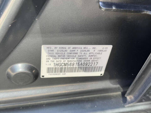 2005 Honda Accord EX w/Leather