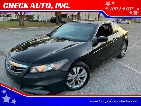 2012 Honda Accord for sale at CHECK AUTO, INC. in Tampa FL