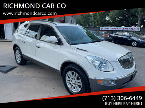 2009 Buick Enclave for sale at RICHMOND CAR CO in Richmond TX