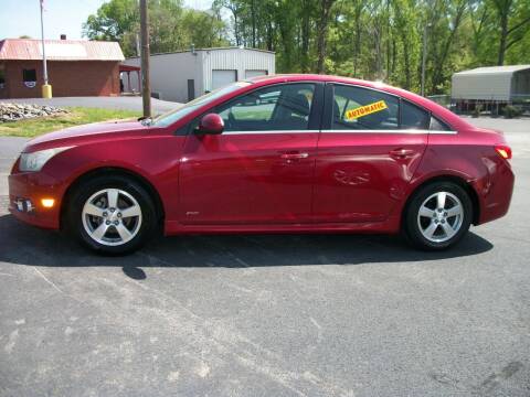 2013 Chevrolet Cruze for sale at Lentz's Auto Sales in Albemarle NC