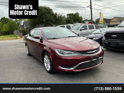2017 Chrysler 200 for sale at Shawn's Motor Credit in Houston TX