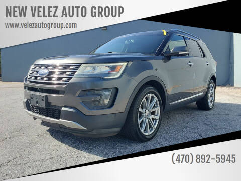 2016 Ford Explorer for sale at NEW VELEZ AUTO GROUP in Gainesville GA