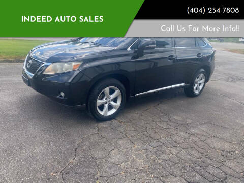 2010 Lexus RX 350 for sale at Indeed Auto Sales in Lawrenceville GA