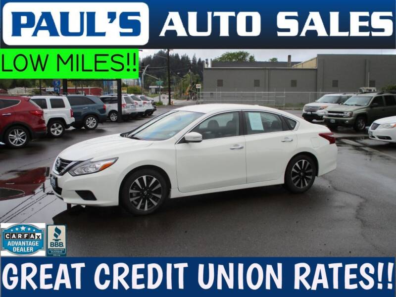 2018 Nissan Altima for sale at Paul's Auto Sales in Eugene OR