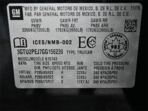 2016 GMC Sierra 1500