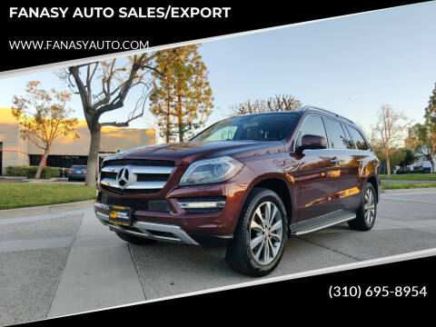 2014 Mercedes-Benz GL-Class for sale at FANASY AUTO SALES/EXPORT in Yorba Linda CA