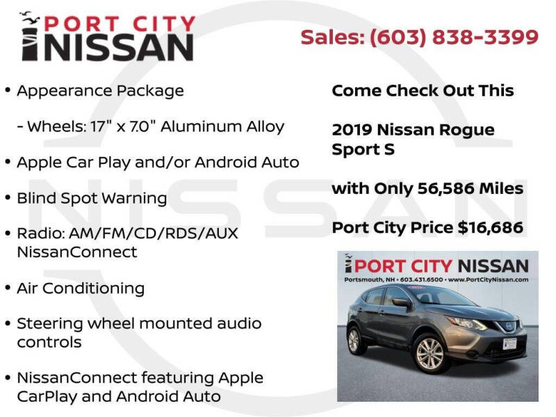 2019 Nissan Rogue Sport S