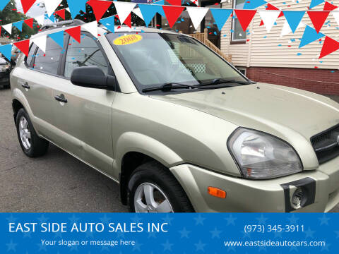 2008 Hyundai Tucson for sale at EAST SIDE AUTO SALES INC in Paterson NJ