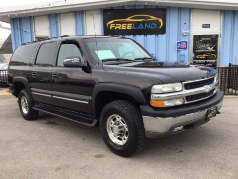 2003 Chevrolet Suburban for sale at Freeland LLC in Waukesha WI