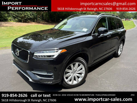 2016 Volvo XC90 for sale at Import Performance Sales in Raleigh NC