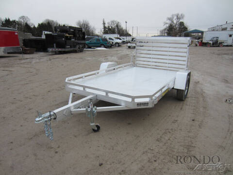 2024 Aluma Aluminum Single Axle Utility 7 for sale at Rondo Truck & Trailer in Sycamore IL