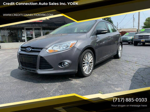 2012 Ford Focus for sale at Credit Connection Auto Sales Inc. YORK in York PA