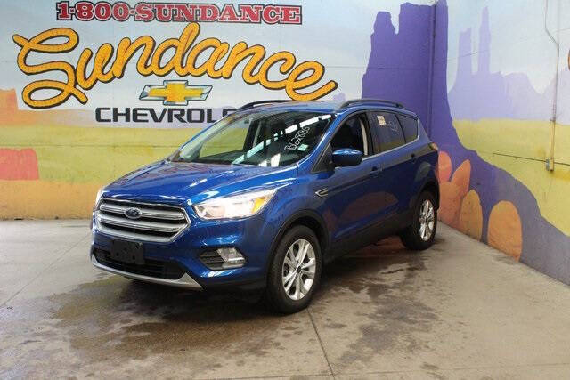 Used 2018 Ford Escape SE with VIN 1FMCU9GD1JUB62885 for sale in Grand Ledge, MI