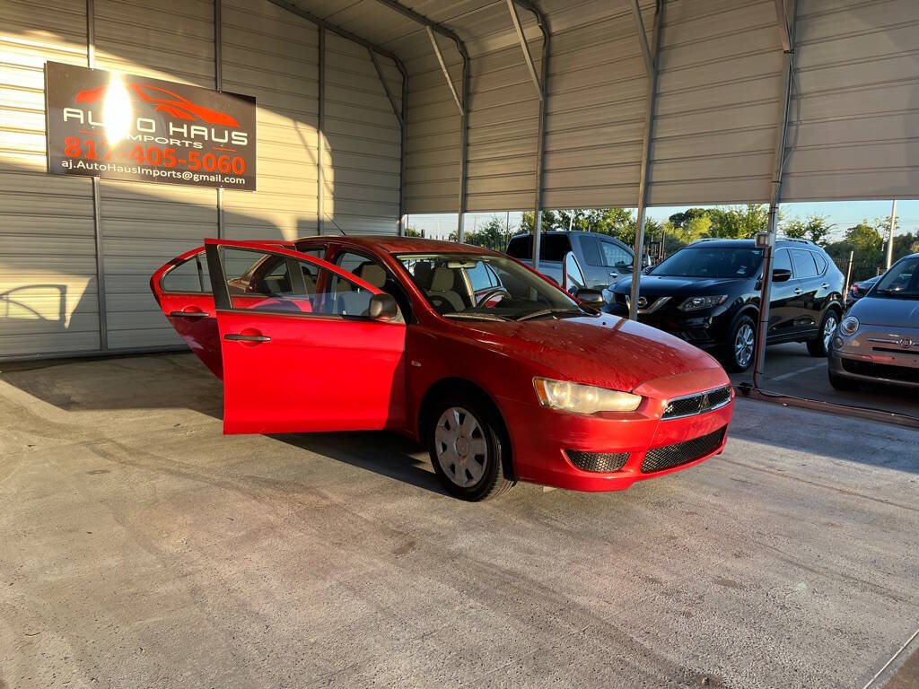 2009 Mitsubishi Lancer for sale at Auto Haus Imports in Grand Prairie, TX