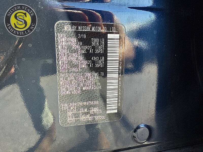 2019 Nissan Armada Platinum