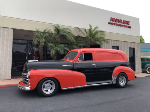 1948 Chevrolet Sedan Delivery for sale at HIGH-LINE MOTOR SPORTS in Brea CA