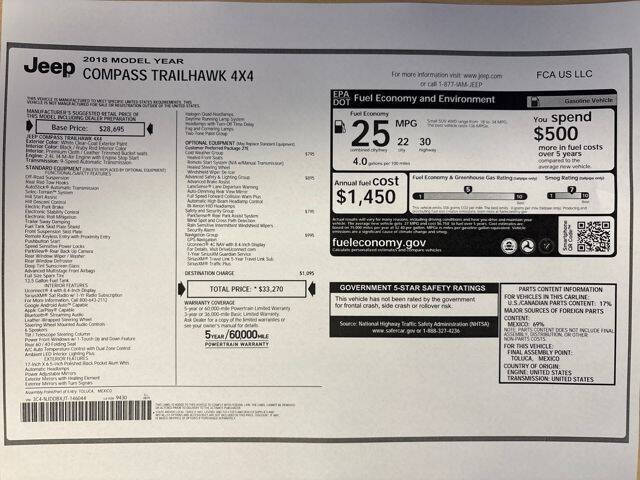 2018 Jeep Compass Trailhawk