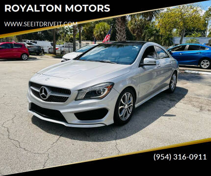 2014 Mercedes-Benz CLA for sale at ROYALTON MOTORS in Plantation FL