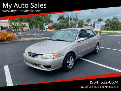 2001 Toyota Corolla for sale at My Auto Sales in Margate FL