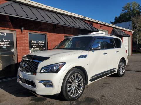 2015 Infiniti QX80 for sale at One Source Automotive Solutions in Braselton GA