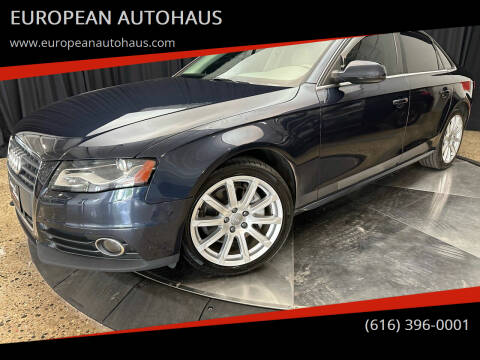 2012 Audi A4 for sale at EUROPEAN AUTOHAUS in Holland MI