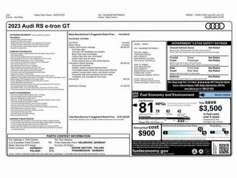 2023 Audi RS e-tron GT quattro