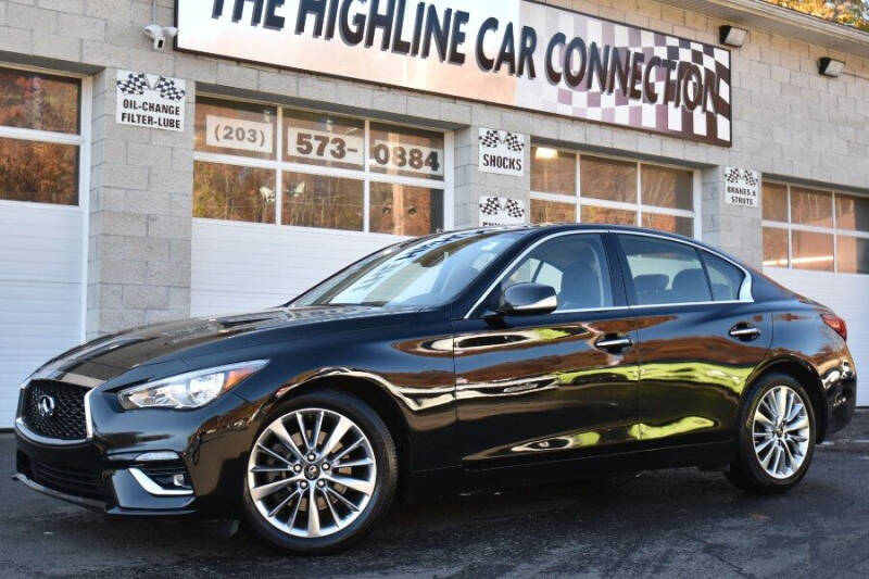 2021 Infiniti Q50 for sale at The Highline Car Connection in Waterbury CT