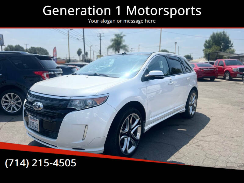 2013 Ford Edge for sale at Generation 1 Motorsports in Whittier CA