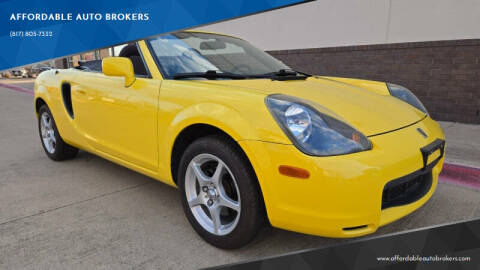 2000 Toyota MR2 Spyder for sale at AFFORDABLE AUTO BROKERS in Keller TX