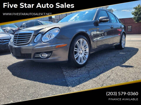 2008 Mercedes-Benz E-Class for sale at Five Star Auto Sales in Bridgeport CT
