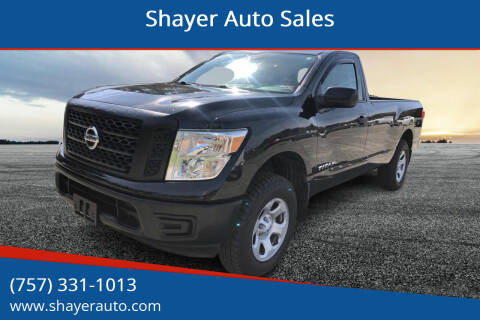 2017 Nissan Titan for sale at Shayer Auto Sales in Cape Charles VA
