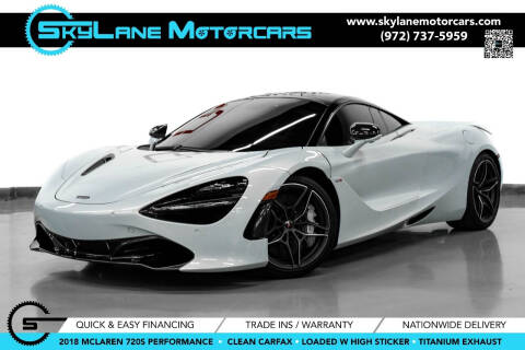 2018 McLaren 720S for sale at Skylane Motorcars - Pre-Owned Inventory in Carrollton TX