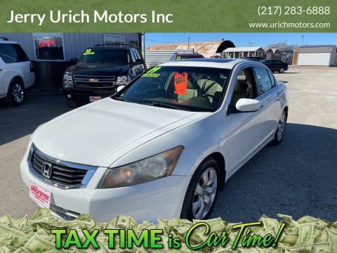 2009 Honda Accord for sale at Jerry Urich Motors Inc in Hoopeston IL