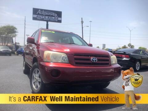 2004 Toyota Highlander for sale at AutoWorks Auto Sales in Corpus Christi TX