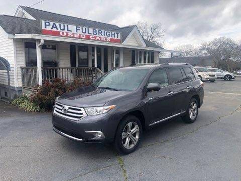 2011 Toyota Highlander for sale at Paul Fulbright Used Cars in Greenville SC
